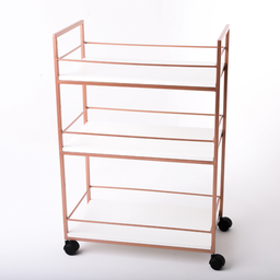 Carrinho de Bebidas Barzinho Adega Estilo Industrial Rose Gold - 7