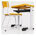 Ver imagem 7 de Kit Escolar Individual – (Mesa e Cadeira) – Infantil 03 a 06 Anos – Realplast - Cor Amarelo - 41087