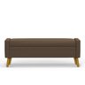 Recamier Bau Londres 1,20m Suede Marrom - Clique Decor Clique Decorações - 1