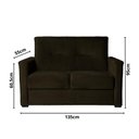 Ver imagem 4 de Sofá 2 Lugares Pequeno Alice e Porta Controle Herreiro Cores Cor:marrom