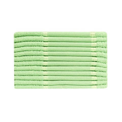 Kit 12 Toalhas Lavabo Belíssima Perfeito Estilo Lavabo Belissima Verde claro