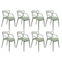 Ver imagem 1 de Kit 8 Cadeiras Allegra Verde