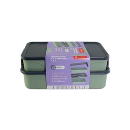 Marmita Fitness 1,3l sem Bpa 2 Compartimentos para Comida - 4