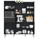 Ver imagem 3 de Armário para Cozinha Kit Isabel Preto Fosco - Ajl