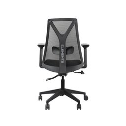 Kit 6 Cadeiras Escritório Presidente Ergonômica Nr17 Elements Apoio Lombar Preta - 2