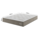 Ver imagem 2 de Colchão Mola Ensacada Queen Size 30x158x198cm Acqua Perola - Casa Giulia