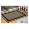 Tapete Sisal Sala Quarto 1,00x1,50 Antid. Marrom S-590 - 3