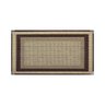Tapete Sisal Sala Quarto 1,00x1,50 Antid. Marrom S-590 - 2