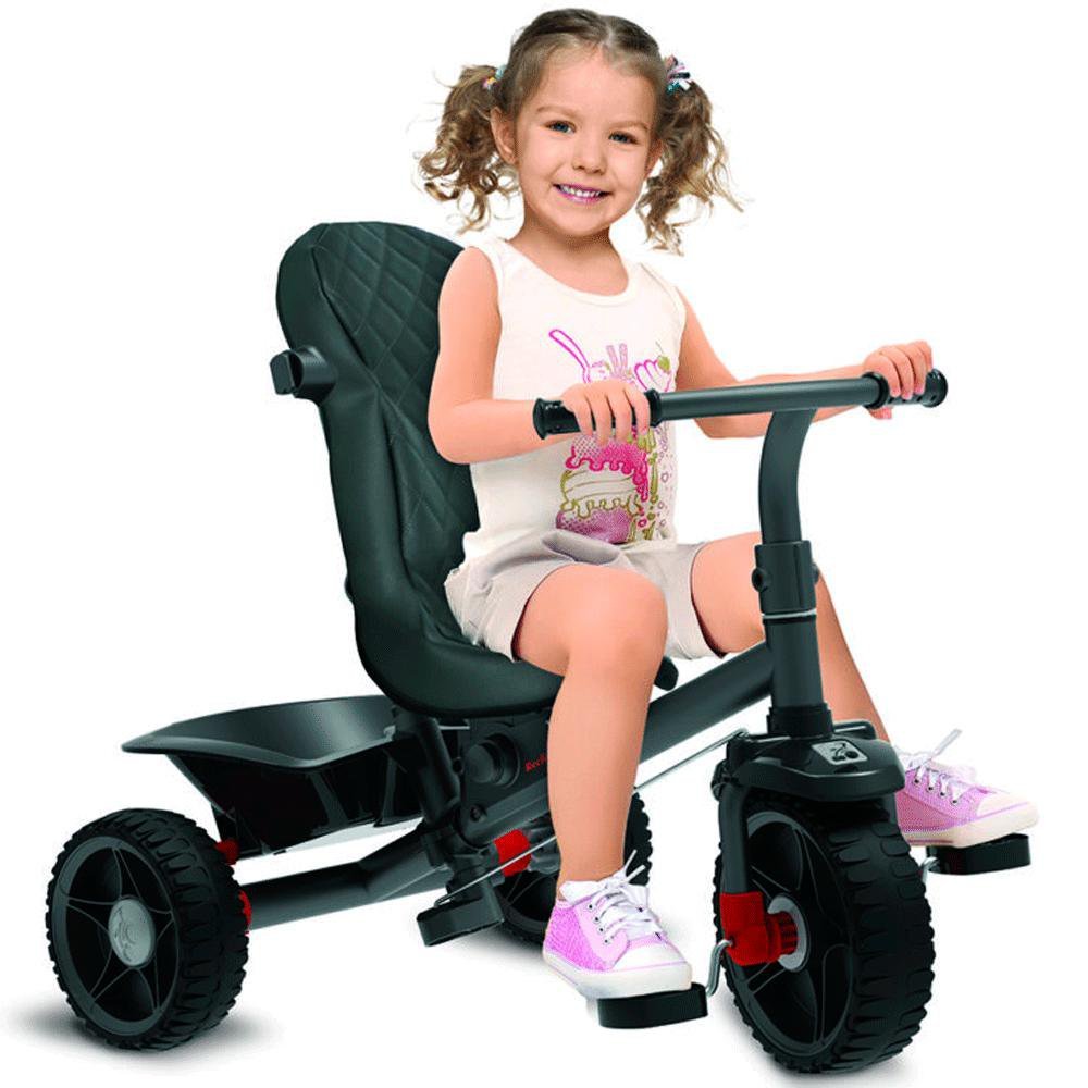 TRICICLO INFANTIL A PEDAL BANDEIRANTE COMFORT REF: 1312 - Preto