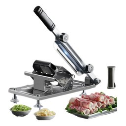 Cortador Manual de Carne Frios Legumes Aço Inoxidável Fatiador Re113 Snel Home - 4