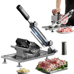 Cortador Manual de Carne Frios Legumes Aço Inoxidável Fatiador Re113 Snel Home - 3