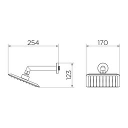 Chuveiro Docol Slim 1753406 de Parede Cromado - 5