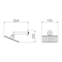 Ver imagem 5 de Chuveiro Docol Slim 1753406 de Parede Cromado