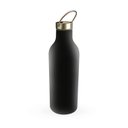 Ver imagem 1 de Garrafa Térmica 500ml Aço Inoxidável Parede Dupla Modelo Esporte com Alça Conserva Quente e Frio:pre