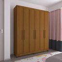 Ver imagem 1 de Guarda Roupa Casal 6 Portas com Pés Gênova Luciane Móveis