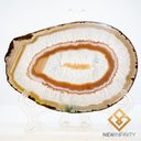 Ver imagem 2 de Chapa de Ágata Pedra Natural Platter Placa Exclusiva