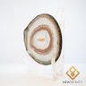 Chapa de Ágata Pedra Natural Platter Placa Exclusiva - 4