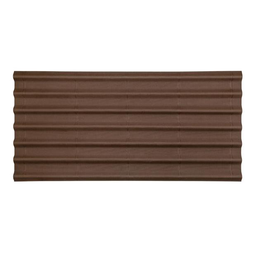 Telha Ecologica Stilo Marrom 3mm 2,00x0,95m Onduline Unico - 3