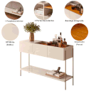 Ver imagem 2 de Kit Aparador e Mesa de Centro para Sala Portugal Cinamomo/Off White