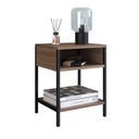 Ver imagem 2 de Kit Quarto Solteiro C/ Cama e Mesa de Cabeceira Montana/preto Tb800 Art In Móveis