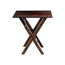 Ver imagem 2 de Mesa Multiuso Dobrável 68x43cm para Jantares Bares Imbuia