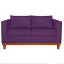 Ver imagem 4 de Sofá 3 Lugares Europa 180 cm Estilo Conforto e Elegância Suede - Doce Sonho Móveis