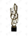 Ver imagem 1 de Peça Decorativa Nota Musical em Metal Dourado 36cm 14677-pl