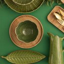 Ver imagem 4 de 5 Pratos Redondos Bambu 20cm Bandejas Servir Decorar Multiuso Round Lyor