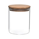 Ver imagem 1 de Pote de Vidro 750 ml com Tampa de Bambu Hermético Mimo Style Pote Hermético