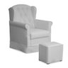 Poltrona Amamentação Livia Balanço Quarto Branco - 2