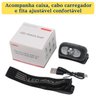 Lanterna de Cabeça Led Recarregável Prova D'água - 3