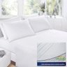 Jogo de Cama Privilegio Percal 200 Fios - 100% Algodão - Branco - Queen - 1