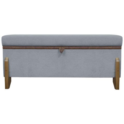 Puff Recamier Versallies 150 Cm Concreto Bouclé
