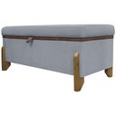 Ver imagem 2 de Puff Recamier Versallies 150 Cm Concreto Bouclé