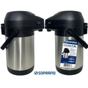 Ver imagem 3 de Garrafa Termica Pressão Inox Soprano Excelence 1,9 Lt