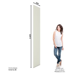 Lateral para Quarto Modulado 2,5 Cm Seletto Henn - 2