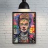 Quadro Decorativo Quarto Épico Frida Kahlo Pop Art Grafite - 5