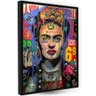 Quadro Decorativo Quarto Épico Frida Kahlo Pop Art Grafite - 1