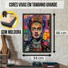 Quadro Decorativo Quarto Épico Frida Kahlo Pop Art Grafite - 4