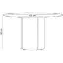 Ver imagem 4 de Mesa de Jantar 6 Lugares Redonda 135cm Verbena N01 Ypê Off White - Lyam Decor