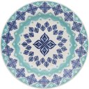 Ver imagem 1 de Kit 6 Pratos Fundos Donna Lola Oxford Cerâmica 22cm