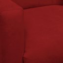 Ver imagem 4 de Kit 2 Poltronas e Puff Sala e Quarto Nina Suede Herrero Cor:vermelho