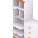 Ver mais imagens de Comoda Roupeiro 120 Cm 2 Portas Cris 20034 Branco Camarim Flex