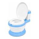 Ver imagem 1 de Troninho Privadinha Infantil Azul Assento Redutor Removível com Tampa e Compartimento para Lenços Mi