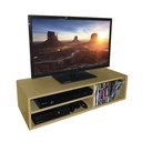 Ver imagem 1 de Rack Sala Suspenso Natural em Mdf [f031]