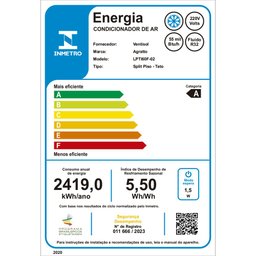 Ar Condicionado 55000 Btus Frio Split Inverter Piso Teto Lpti60f-02 Agratto 220v - 7