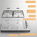 Ver mais imagens de Vbgk Cooktop a Gás 4 Bocas 30" Ng/lpg Conversível com Proteção Ffd