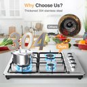 Ver imagem 7 de Vbgk Cooktop a Gás 4 Bocas 30" Ng/lpg Conversível com Proteção Ffd