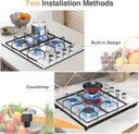 Ver imagem 5 de Vbgk Cooktop a Gás 4 Bocas 30" Ng/lpg Conversível com Proteção Ffd