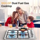 Ver imagem 3 de Vbgk Cooktop a Gás 4 Bocas 30" Ng/lpg Conversível com Proteção Ffd